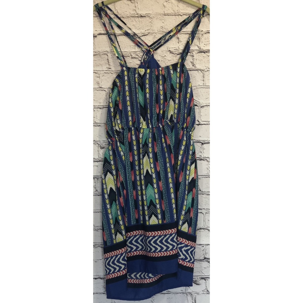 CHARMING CHARLIE Women's Sundress Size Small Spaghetti Strap Elastic Waist EUC